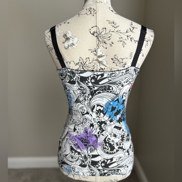 Y2k Fox Racing graphic watercolor tank top - Picture 3 of 5